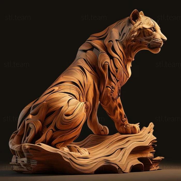 3D model Panthera zdanskyi (STL)